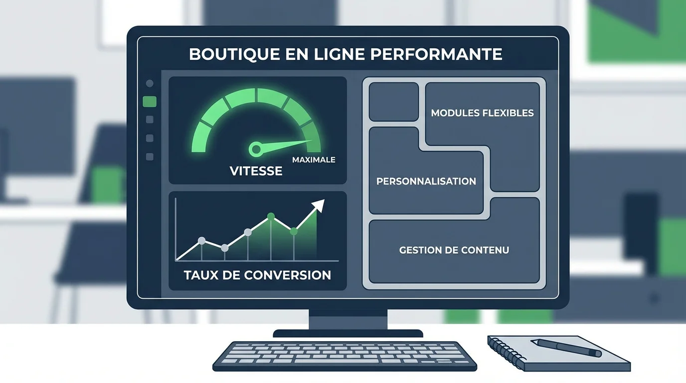 Comparison between an external page builder and a native Shopify theme for ecommerce performance
