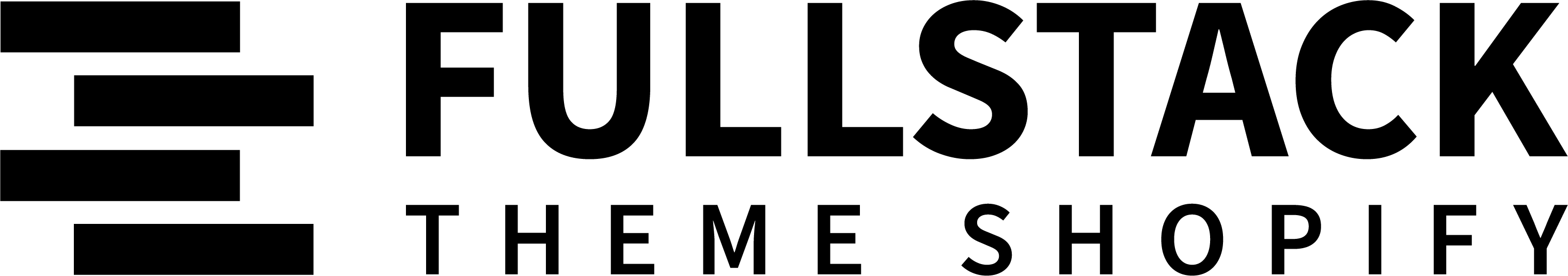 Logo de FullStack avec le texte noir sur fond transparent.